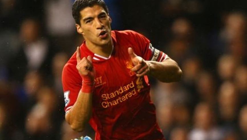 İngilterede gol kralı Luis Suarez