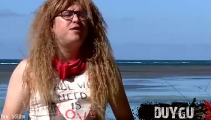 İbrahim Büyükaktan Survivor Duygu taklidi