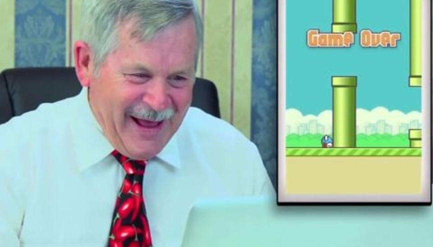 Yaşlılar Flappy Bird Oynarsa