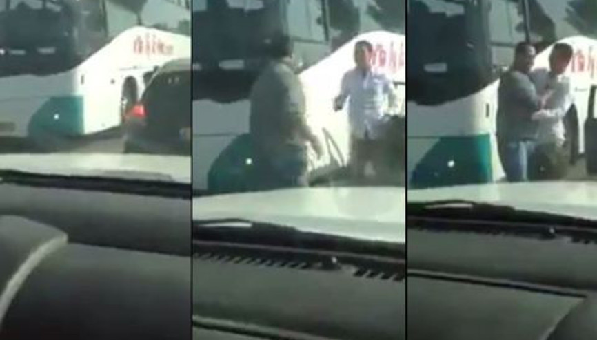 Trafikte Böyle Bir Kavga Görülmedi