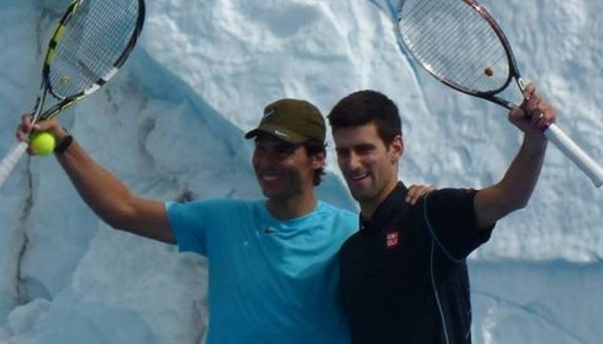 Djokovic ile Nadal Bu Sefer Buzda Kapıştı