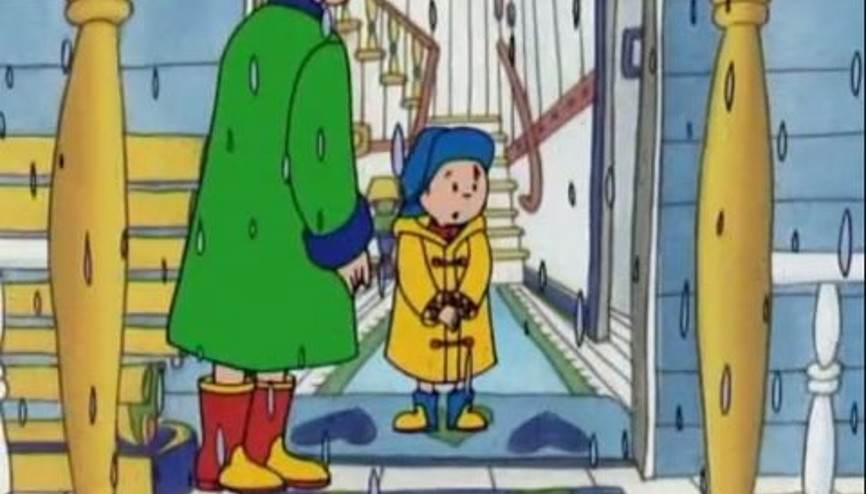 Caillou - Yağmurlu Bir Gün