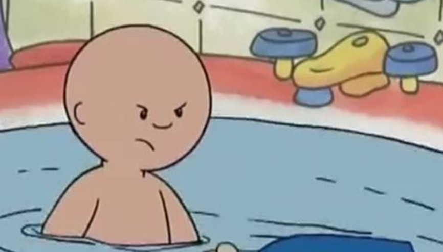 Caillou - Banyo Yapıyor