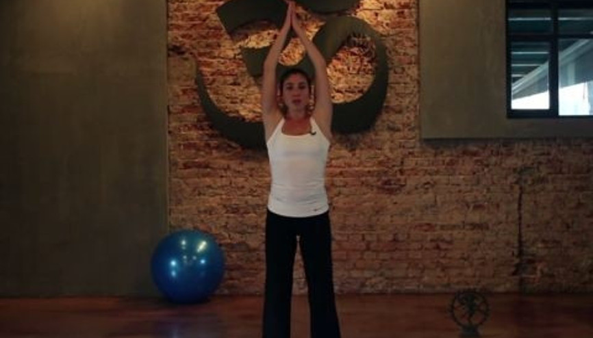 Hamile Yogasında Topla Hareketler Bölüm 5: Ayaktaki Pozlar 1