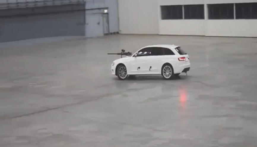 Audi Arabalarda Paintball Oynamak