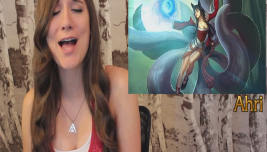 League of Legend Karakterlerini Taklit Eden Kız