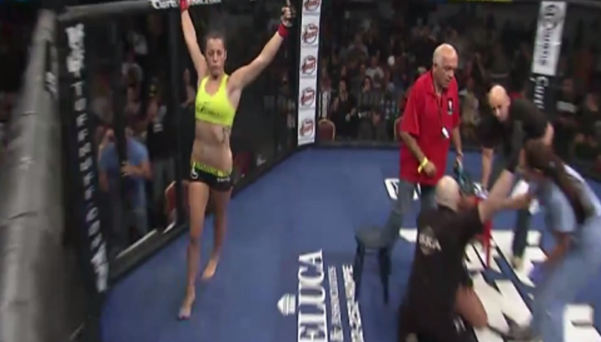 MMA Kızı 5 Saniyede Nakavt Etti