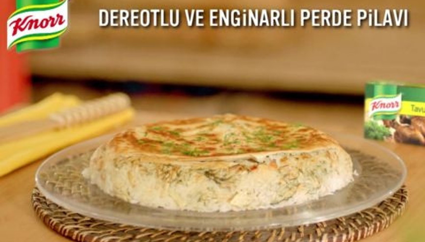 Dereotlu ve Enginarlı Perde Pilavı