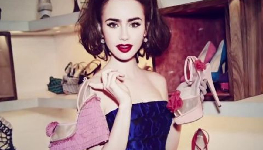 Ünlü Yıldız Lily Collins İle Keyifli Çekim