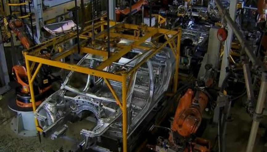 BMW Fabrikası Üretim Bandı Gövde Üretimi