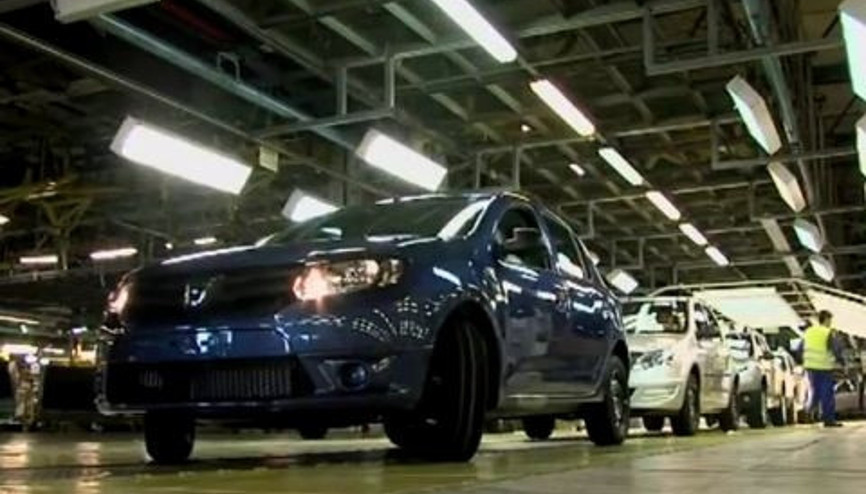 Dacia Fabrikası Üretim Bandı Son Aşama