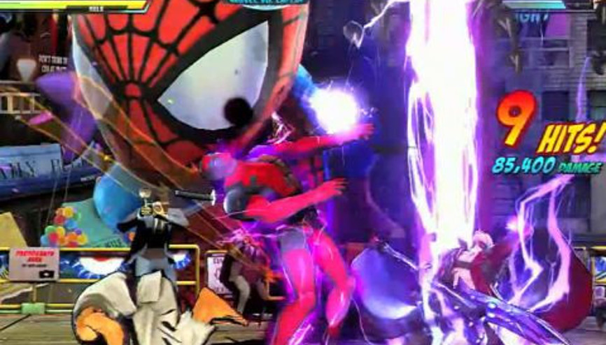 Marvel vs. Capcom Oyun Görüntüsü