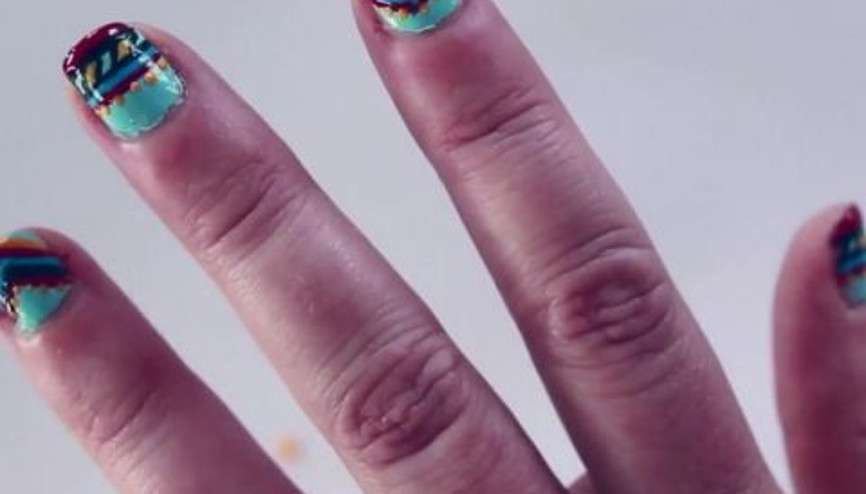 Aztek Motifleri Artık Tırnaklarında