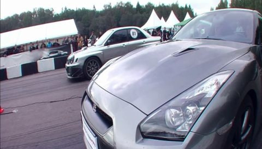 Nissan GT-R Subaru WRX STiye Karşı