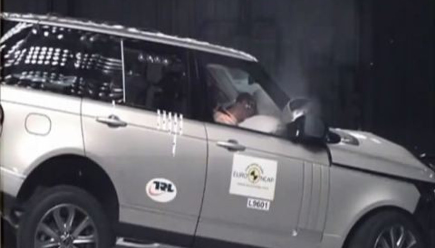 Range Rover Çarpışma Testi