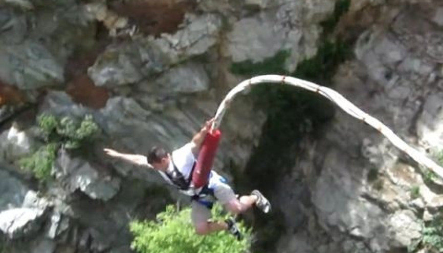 Bungee Jumpingde Hayranlarına