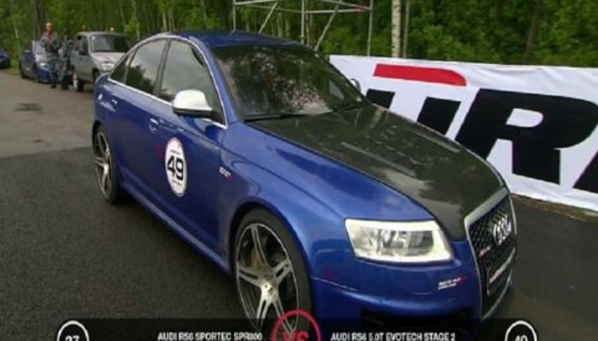 Audi RS6 Sportec Audi RS6 Evotech’e Karşı