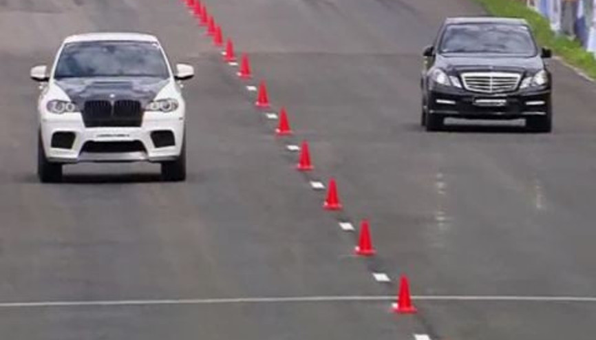 Mercedes E63 AMG BMW X6M’e Karşı