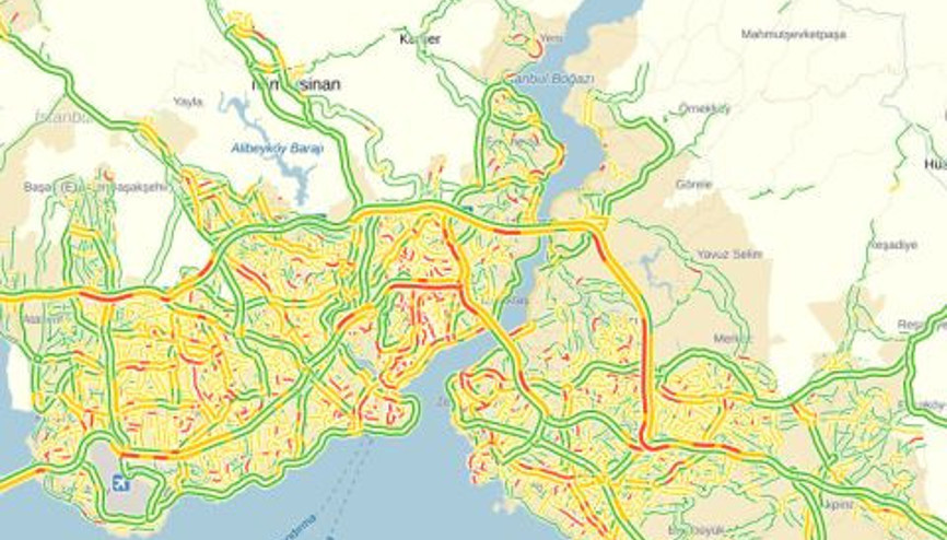 İstanbul Anlık Trafik Durumunu Öğren