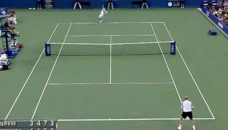 Agassi, Samprasa Karşı