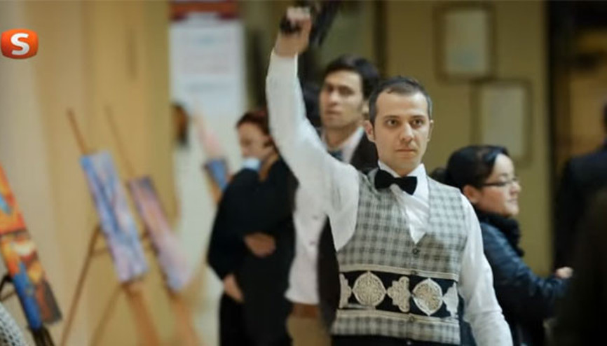 Samanyolu TV dizisinde dikkat çeken sahne