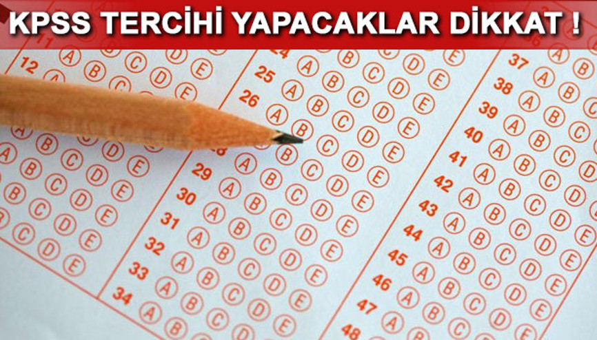 KPSS tercih kılavuzu Ortaöğretim, Önlisans ve Lisans tercihlerinde son gün