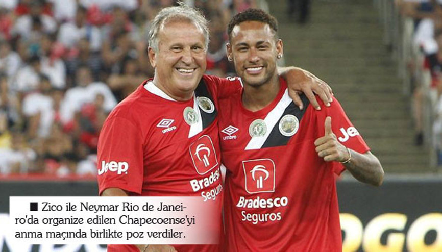 Zico ve Neymar aynı takımda