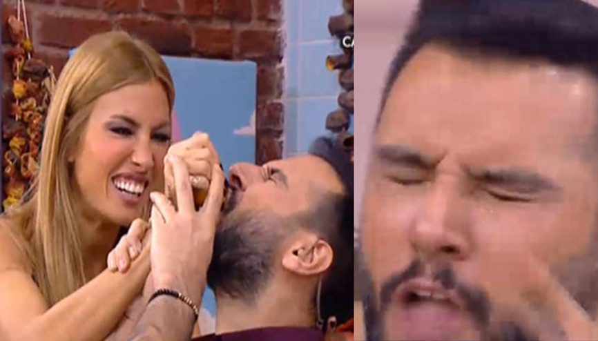 Alişan canlı yayında boğulma tehlikesi atlattı Alişan canlı yayında boğulma tehlikesi atlattı