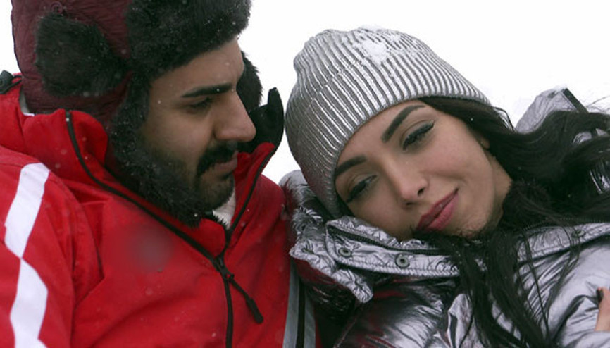 Adnan ve Didemin karlar üstünde aşkı