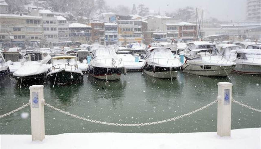 İstanbuldan kar manzaraları...