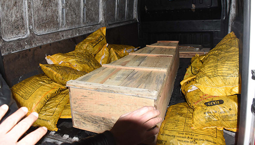 Teröristin cenazesi böyle götürüldü