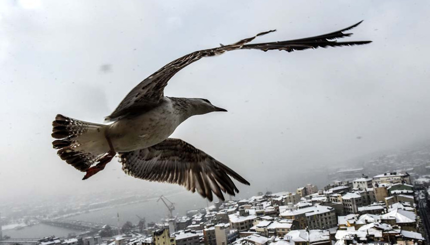 İstanbuldan kar manzaraları