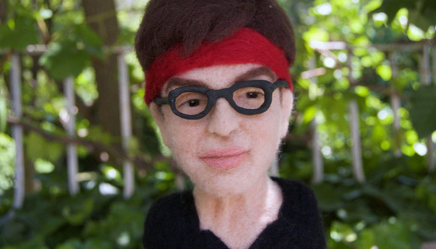 Düşünsenize, keçeden 3d haliniz masanızda size bakıyor