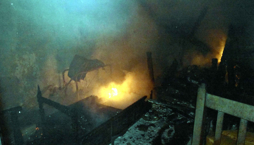 İşadamına yangın şoku Lüks villa kül oldu