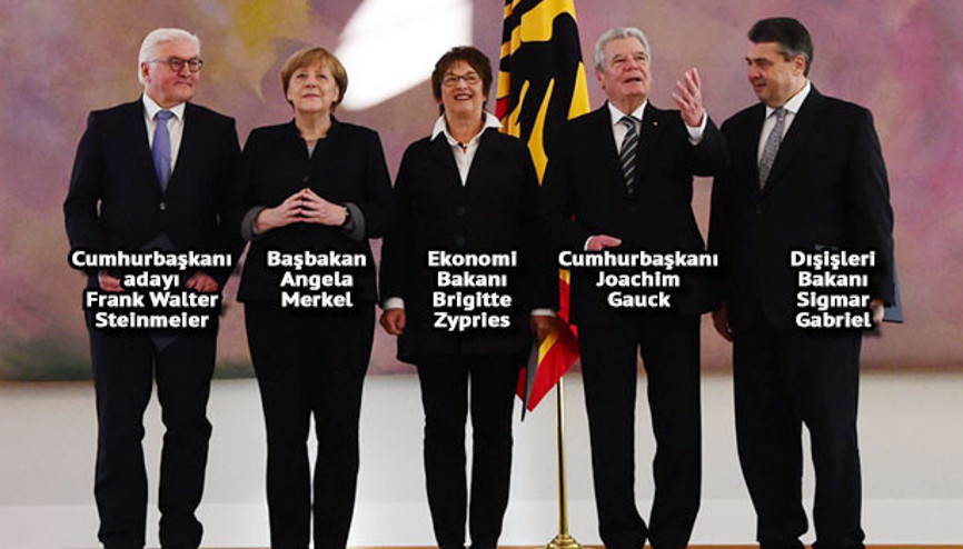 Almanyanın yeni Dışişleri Bakanı Gabriel oldu