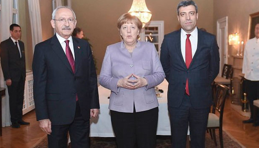 Merkel, CHP lideri Kılıçdaroğlu ile görüştü
