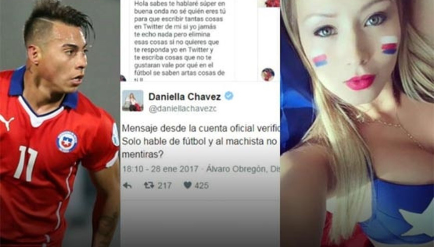 Daniella Chavez, Eduardo Vargas ile fena kapıştı