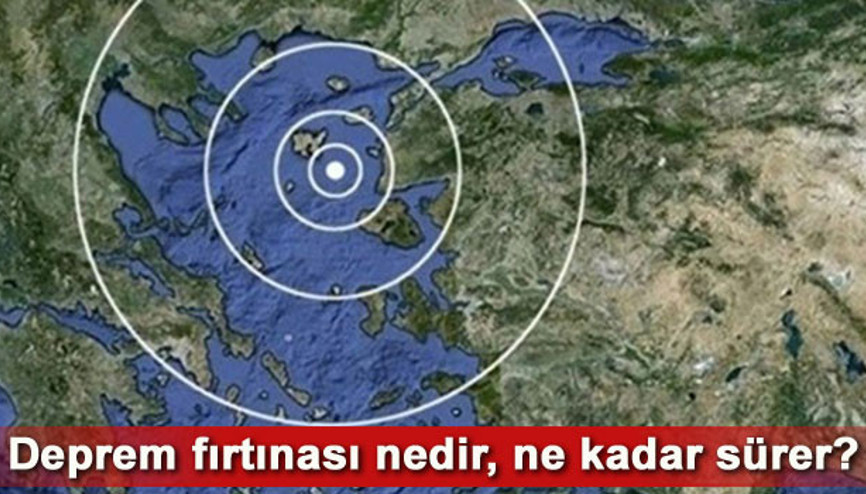 Deprem fırtınası nedir, ne kadar sürebilir Deprem fırtınası nedir, ne kadar sürebilir