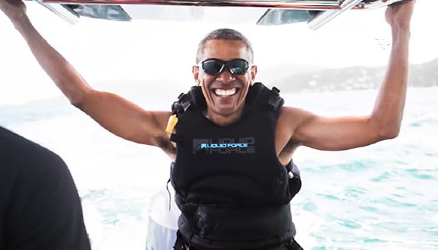 Obama soluğu Karayipler’de aldı