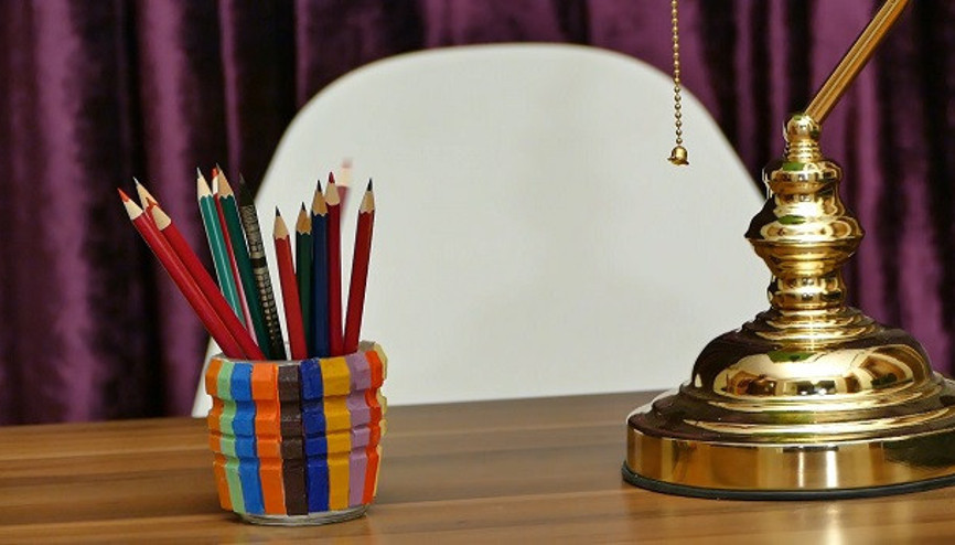 Dekoratif Kalemlik | Yaparım Bilirsin