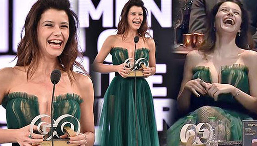 GQ Ödül törenine Beren Saat damga vurdu GQ Ödül törenine Beren Saat damga vurdu