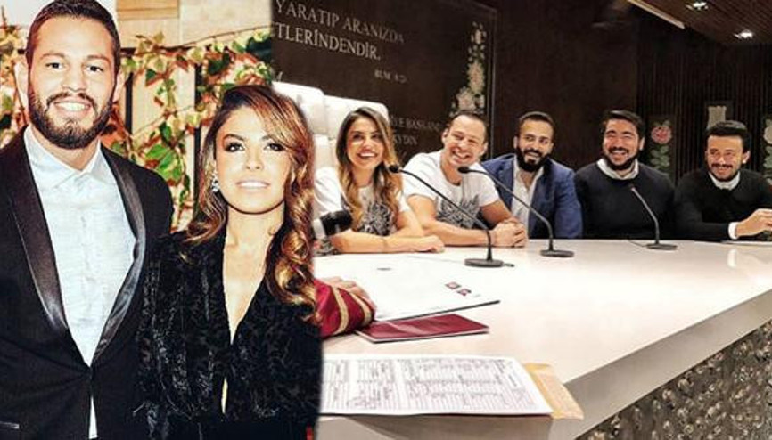 Belediye salonunda tişörtle evlendi