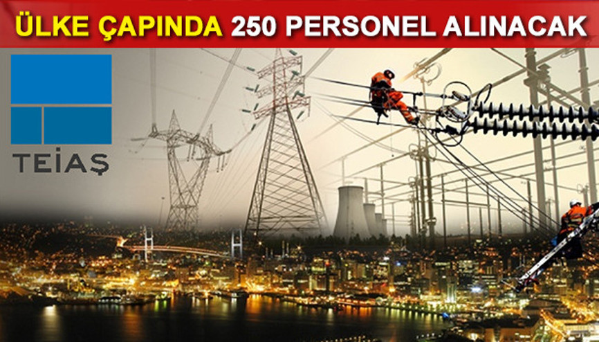 TEİAŞ ülke çapında 250 personel alımı yapacak