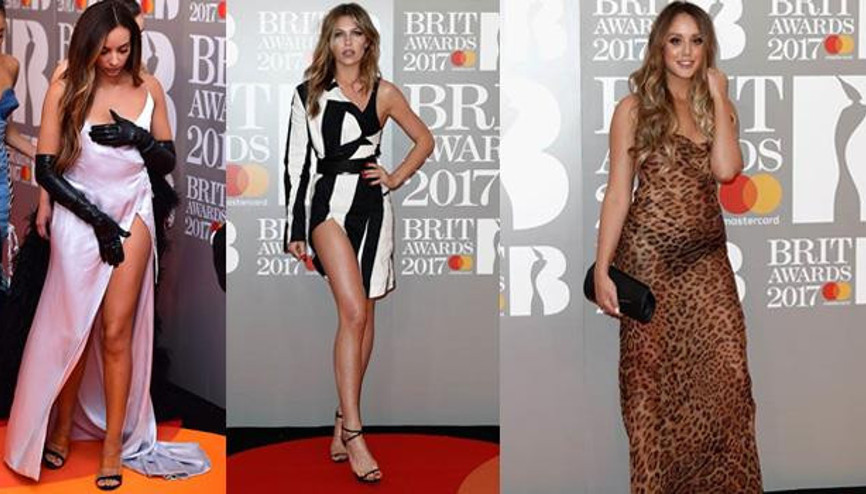 Brit Ödüllerinde kırmızı halıda şıklık yarışı