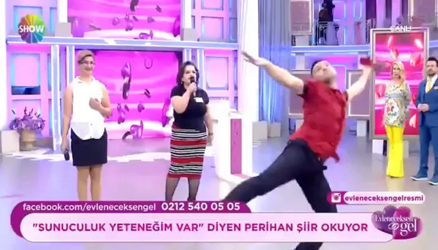 Damat adayından tuhaf bale gösterisi