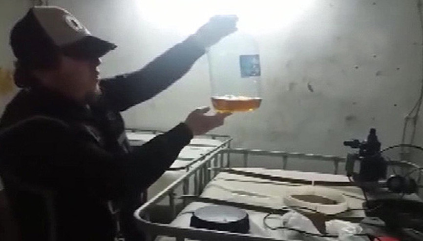 Polis bile inanamadı Tam bir kaçak içki fabrikası