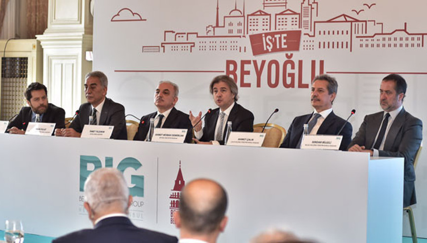 Gayrimenkul yatırımcıları Beyoğlu’ndaki projelerini anlattı