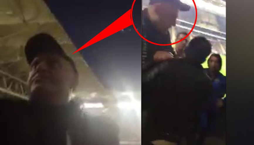 Fenerbahçe tribününde yaşananlar kamerada