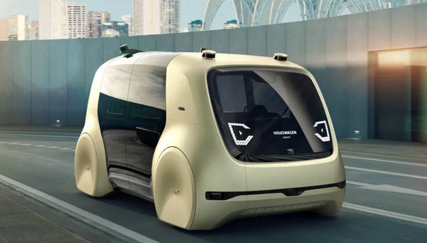 İşte sürücüsüz Volkswagen