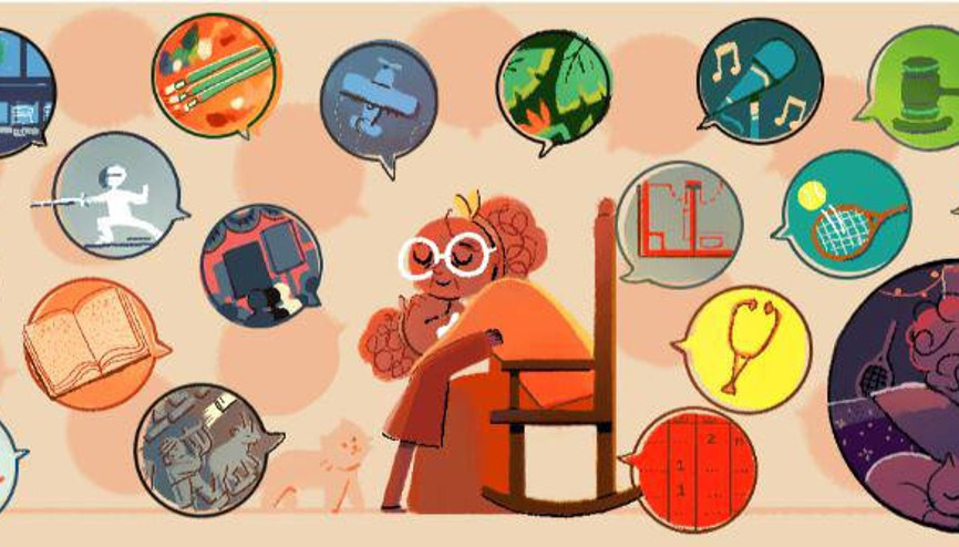 Dünya Kadınlar Günü 2017 doodlenda bir Türk